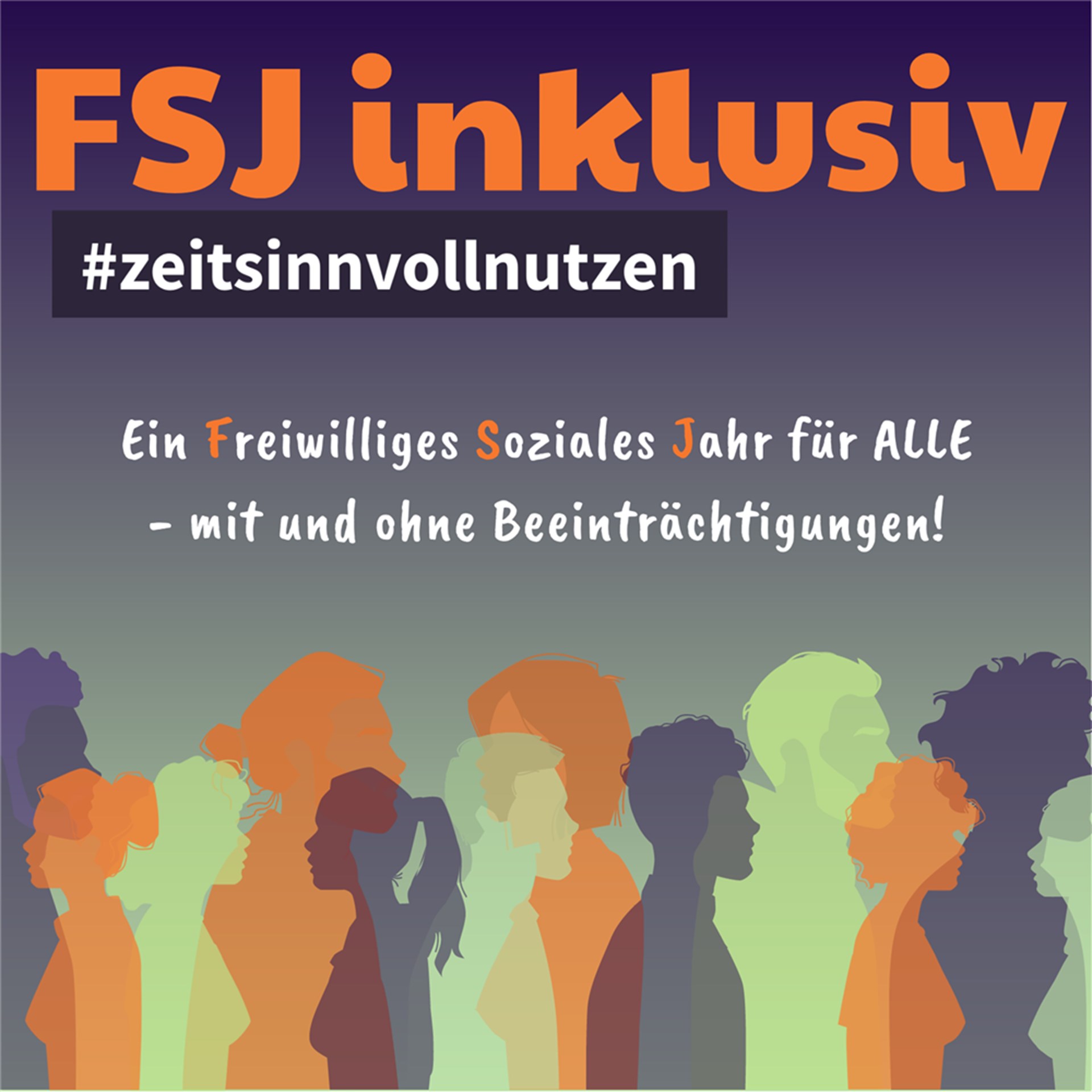 Flyer für das FSJ inklusiv