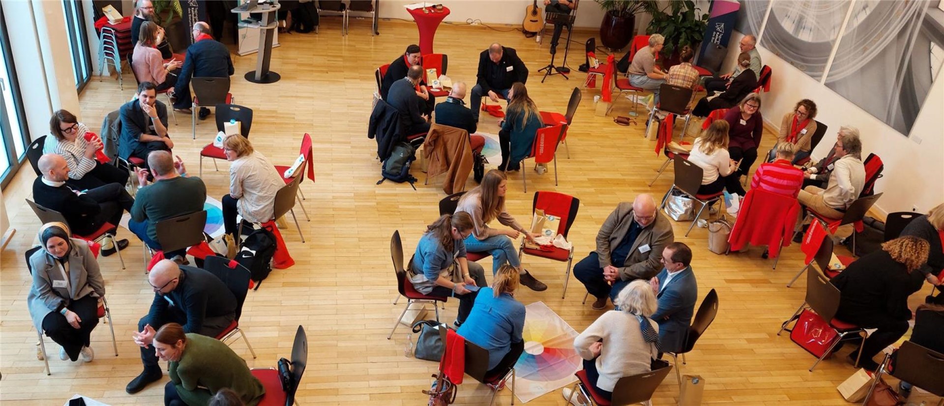 In großer Reisegruppe